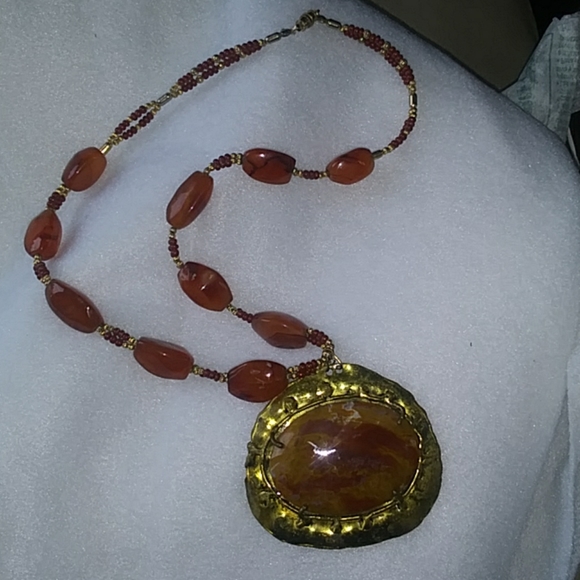 Red Carnelian/Red Agate pendant - Picture 5 of 7